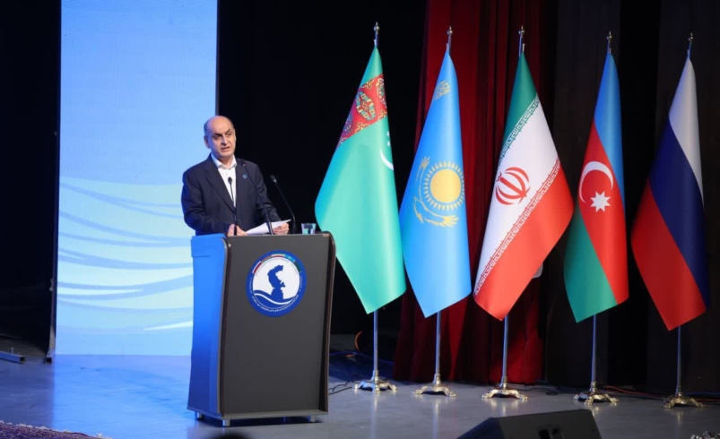 Губернатор Гилана на церемонии закрытия первого саммита губернаторов прикаспийских провинций: развитие материальной и программной инфраструктуры облегчает использование потенциала Каспийского моря.