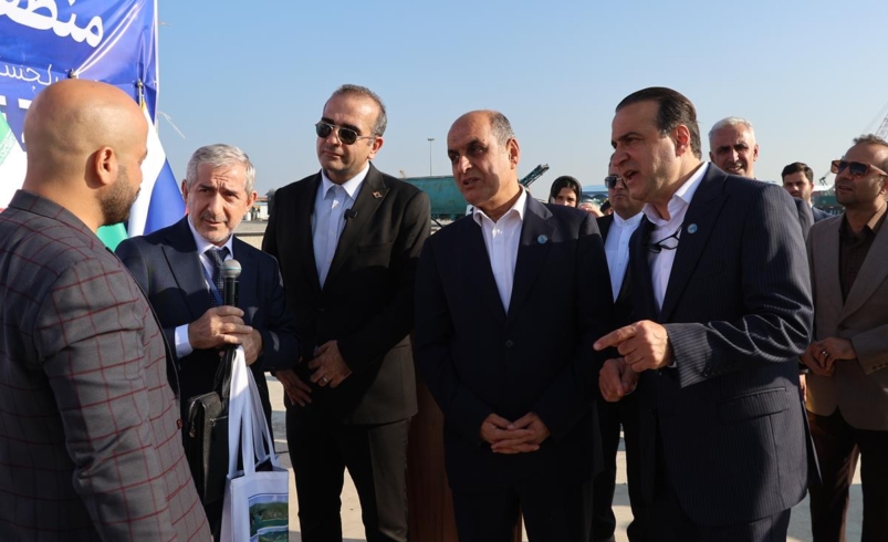 Governor of Guilan and Dagestan Prime Minister Visited Caspian Port