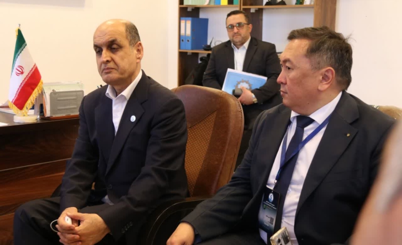 Встреча губернатора Гиляна с заместителем главы Калмыкии в рамках саммита прикаспийских стран